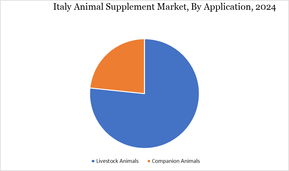 Italy animal supplements market, By Application, 2024