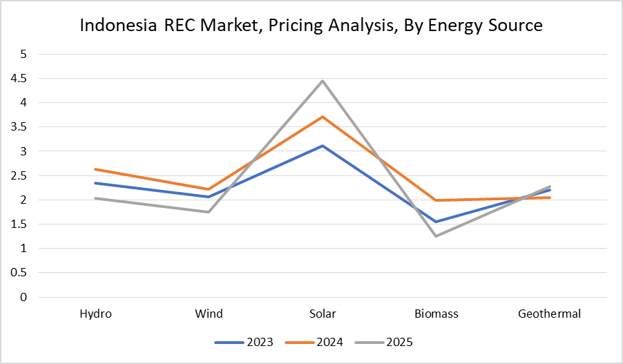 Indonesia renewable energy certificate market, by energy source