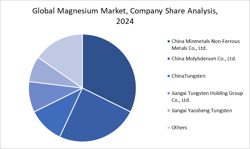 magnesium market, company share analysis 2024