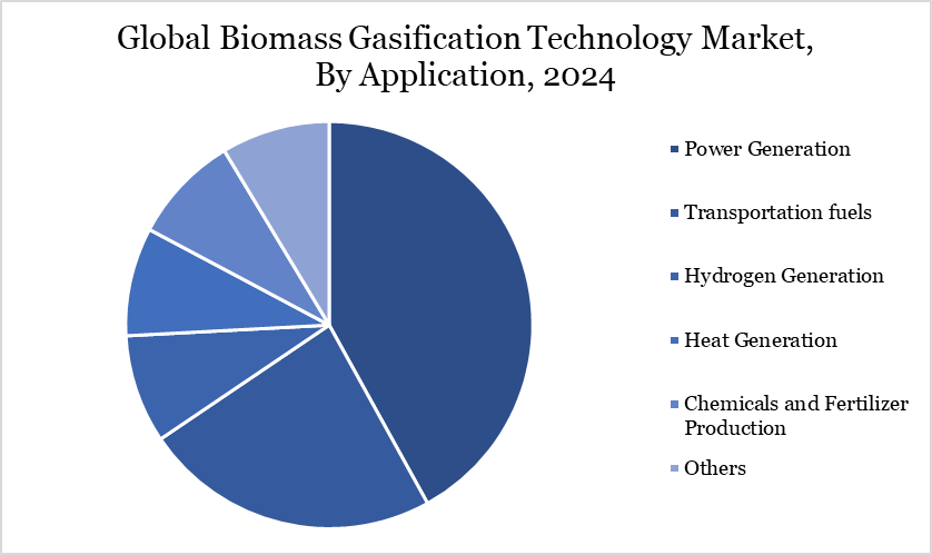 biomass gasification technology market, by application