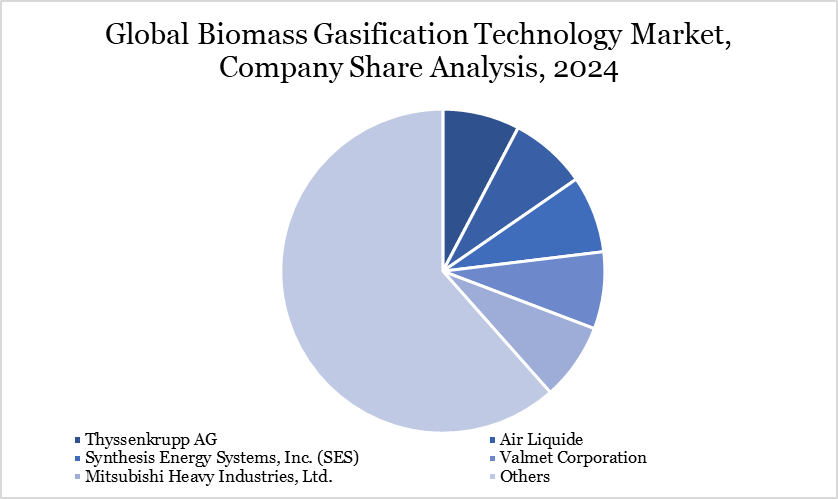 biomass gasification technology market company share analysis 2024