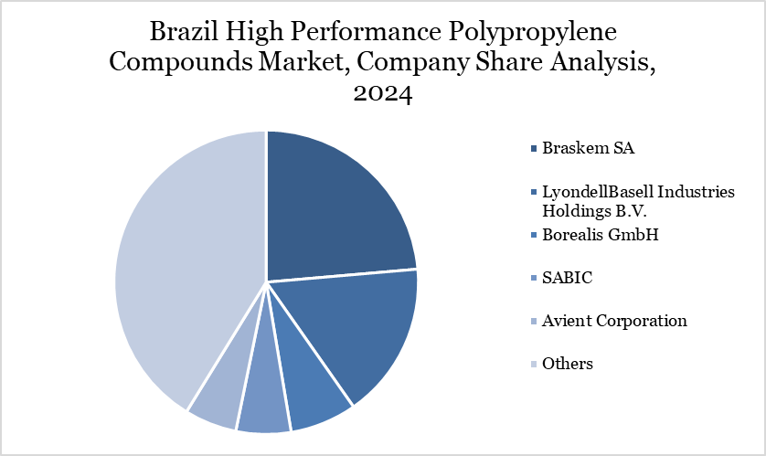 Brazil High Performance Polypropylene Compounds Market, Company Share Analysis, 2024