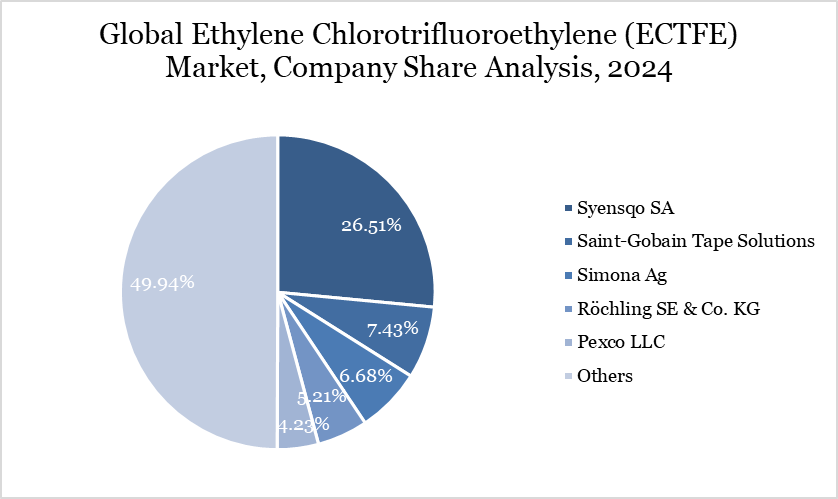 Global Ethylene Chlorotrifluoroethylene (ECTFE) Market, Company Share Analysis, 2024