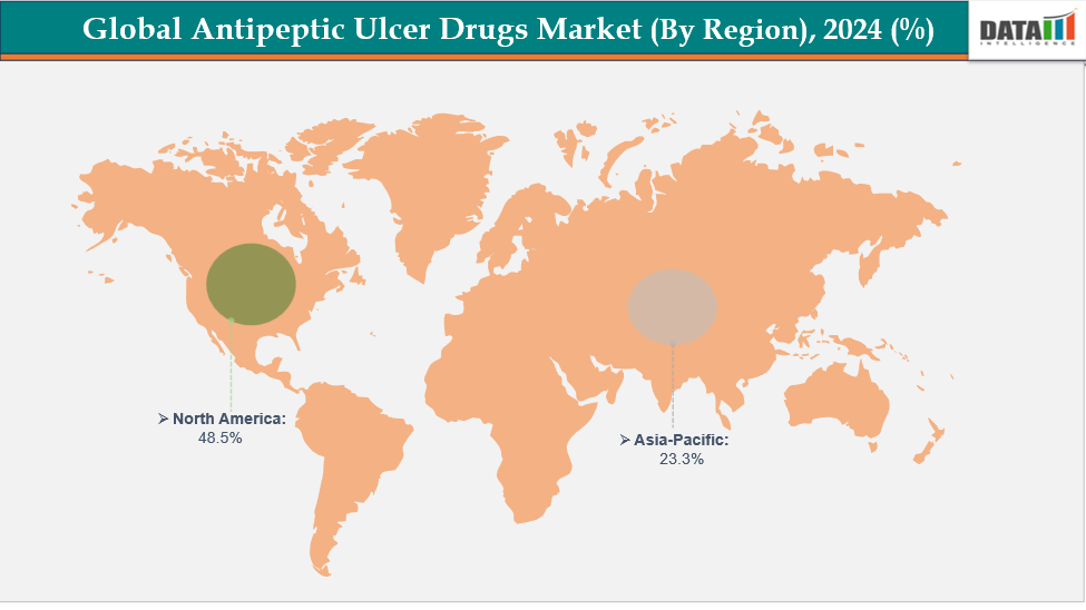 Antipeptic Ulcer Drugs Market Geographical Analysis, By Region