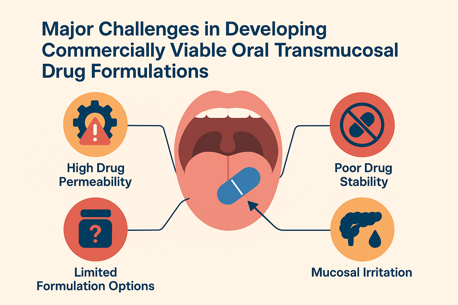 Thumbnail for What are the Major Challenges in Developing Commercially Viable Oral Transmucosal Drug Formulations?