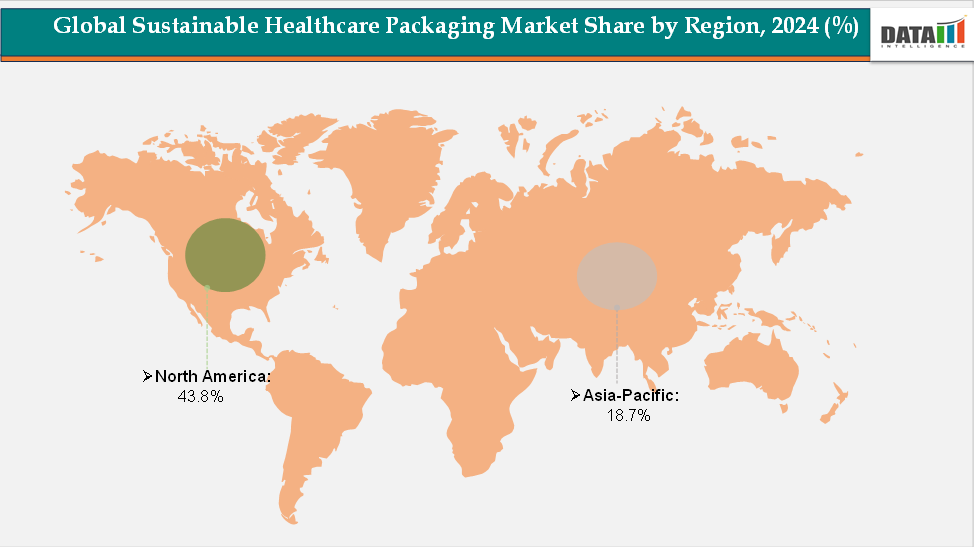 Global Sustainable Healthcare Packaging Market Share By Region