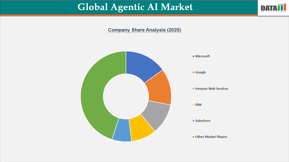 Global Agentic AI Market company share analysis