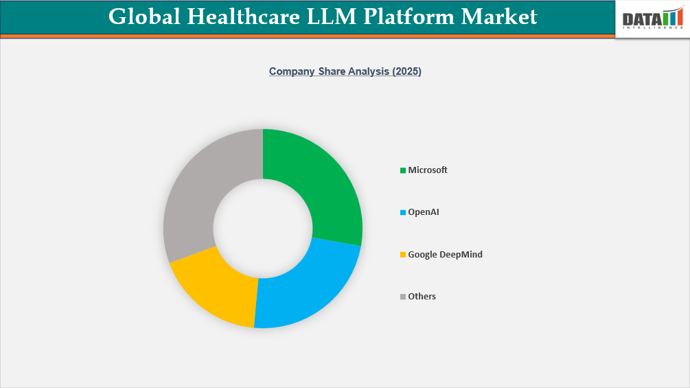 Healthcare LLM Platform Market Company Share Analysis 2025