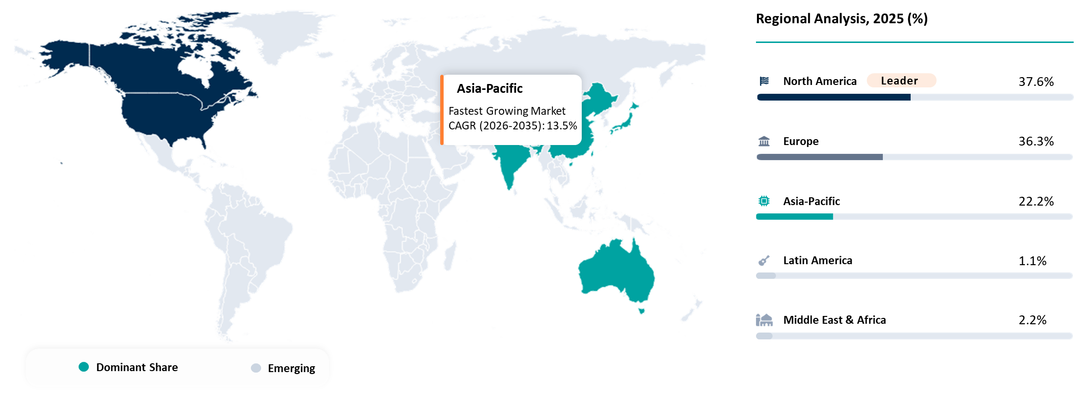 Carbon Capture, Utilization and Storage (CCUS) Testing Market Region Analysis