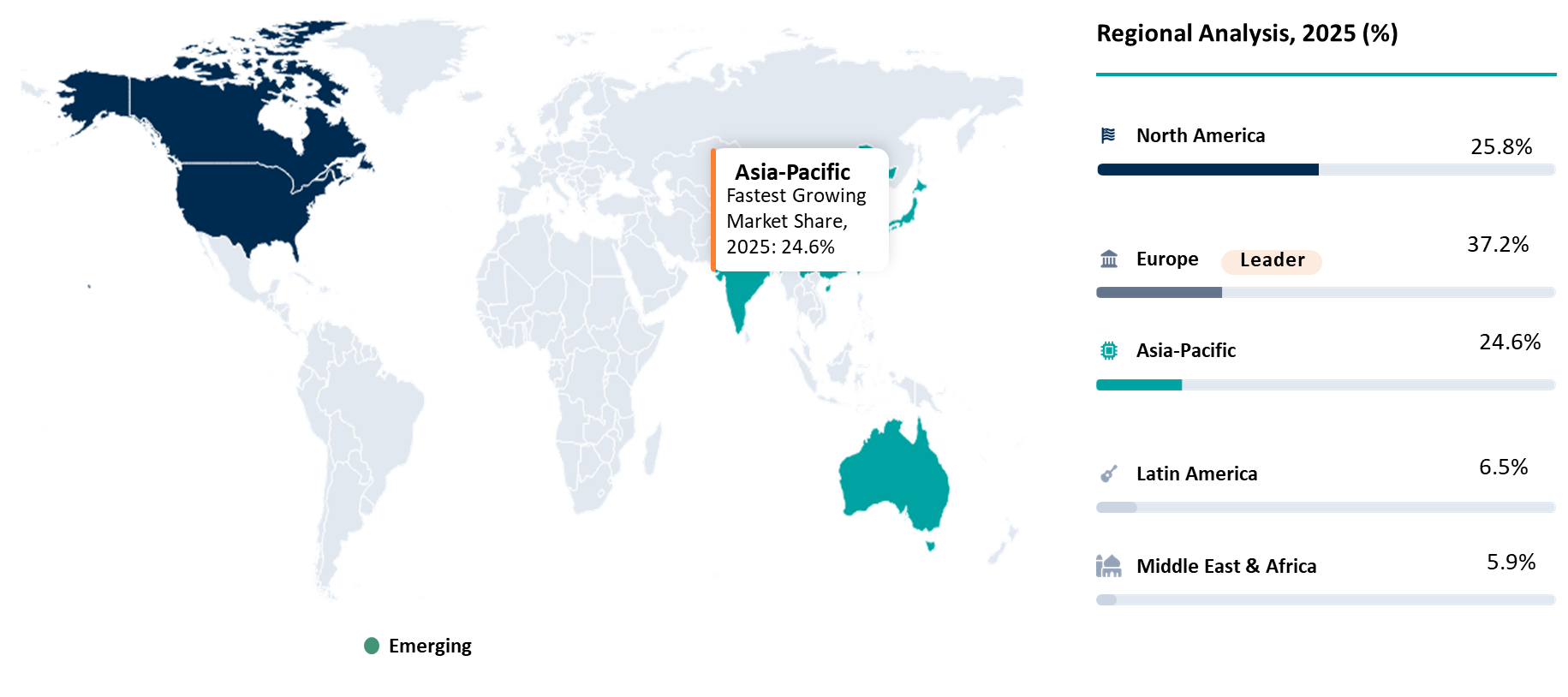 Potato Starch and Derivatives Market Geographical Penetration
