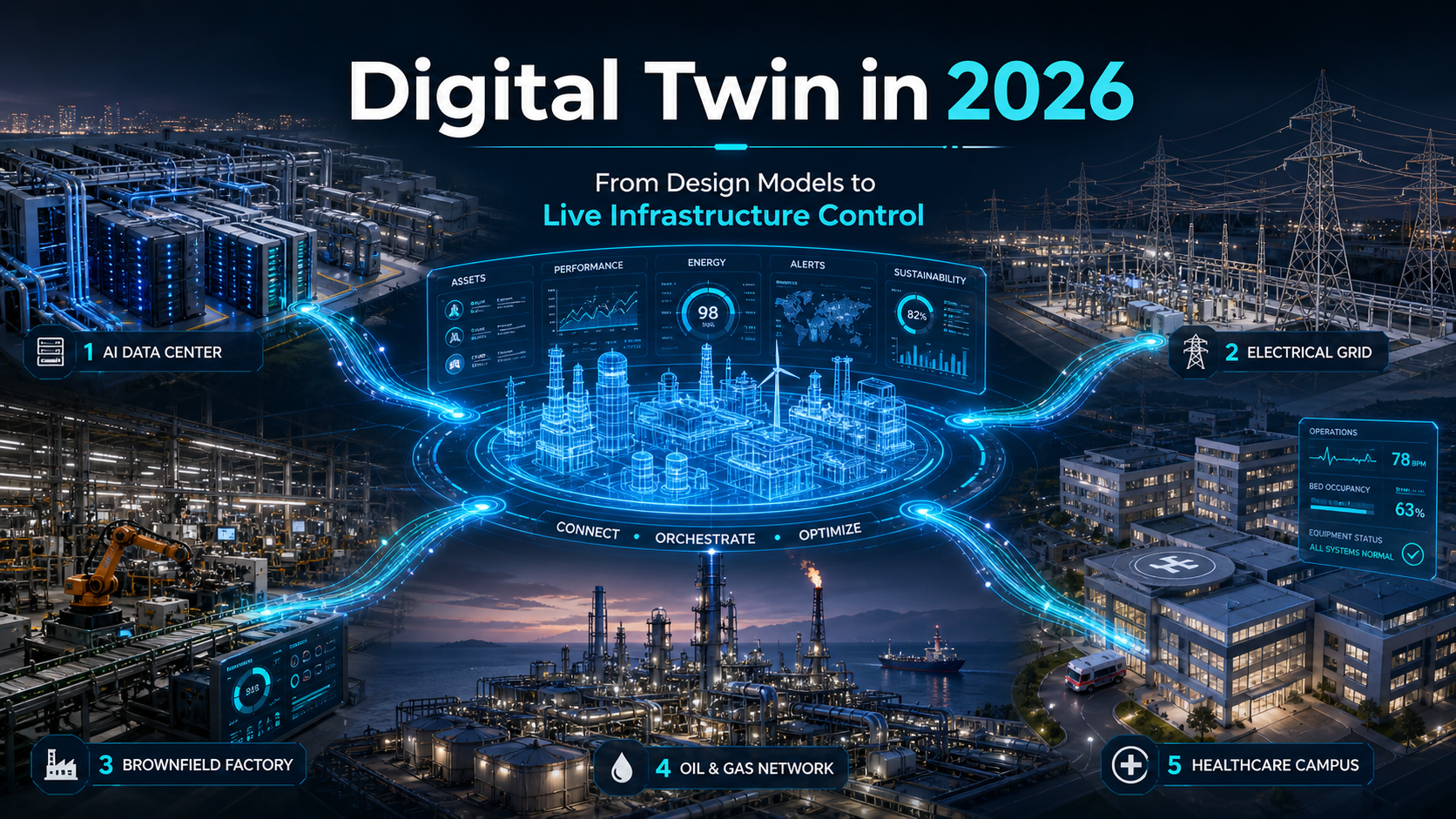 Thumbnail for Digital Twin in 2026: Why the Real Opportunity Is Moving From Design Models to Live Infrastructure Control