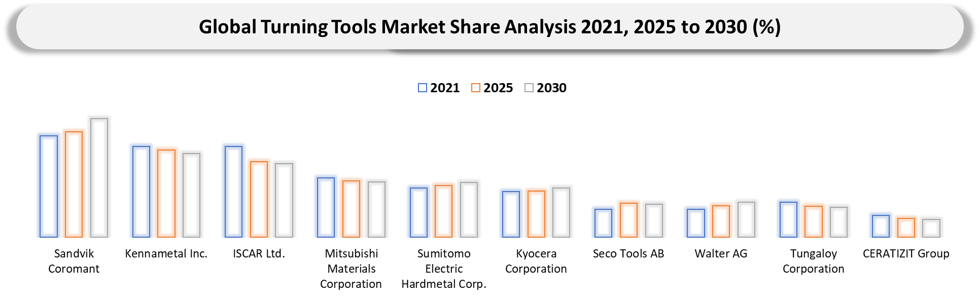 Turning Tools Market Company Share Analysis