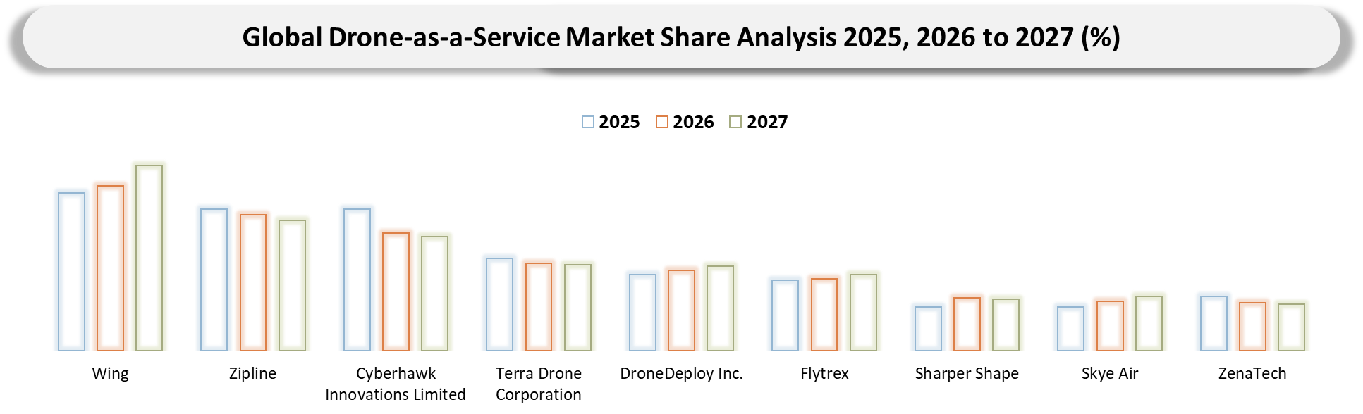 Drone-as-a-Service Market Company Share Analysis