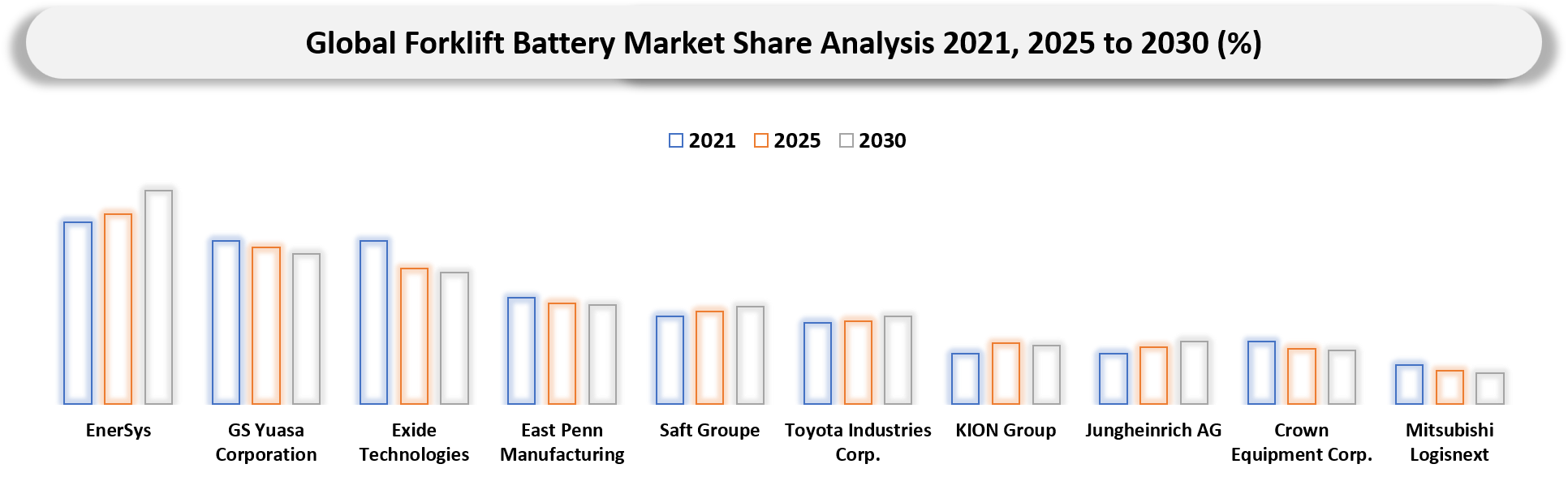 Forklift Battery Market Company Share Analysis